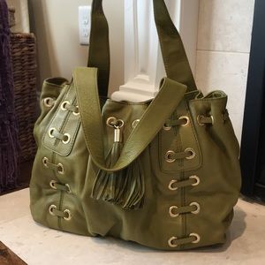 Michael Kors Olive Green Purse